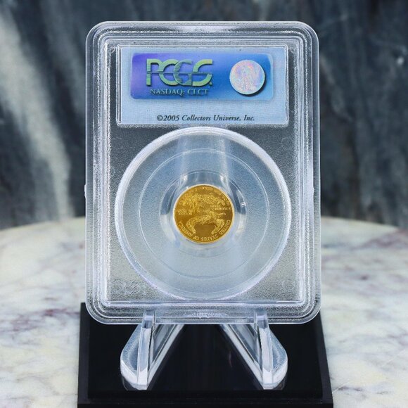 20th Anniversary $5 Gold American Eagle Coin Factory Sealed 2005 PCGS MS69 Miley - Picture 1 of 5